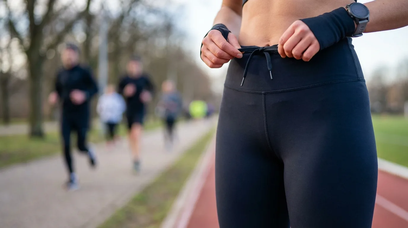 A drawstring waistband can provide extra security for high-waisted leggings, ensuring they stay in place during your workout.