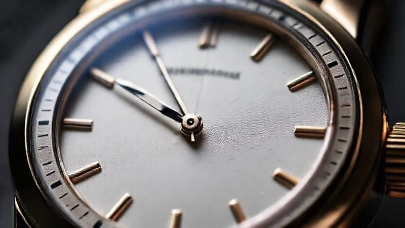 A close-up, photorealistic image of a luxury watch dial, half of it original and pristine, the other half subtly and tastefully customized with a unique texture, demonstrating the fine line between enhancement and alteration. Cinematic lighting emphasizes the intricate details of both halves, 8K hyper-detailed.