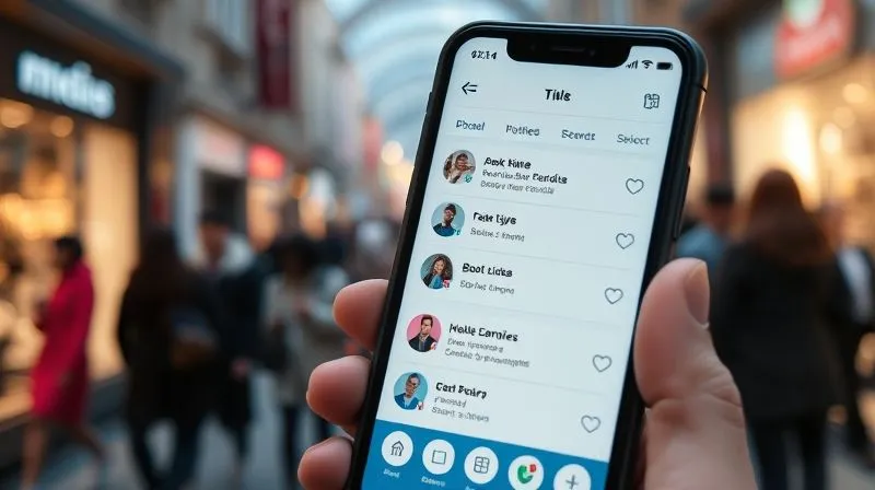 A photorealistic close-up of a smartphone screen displaying a social media feed with various boot styles, some receiving many likes and positive comments, while others have fewer interactions and negative sentiment indicators, set against a blurred background of a busy fashion district. Professional photography, 8K, cinematic lighting, sharp focus on the screen, depth of field.