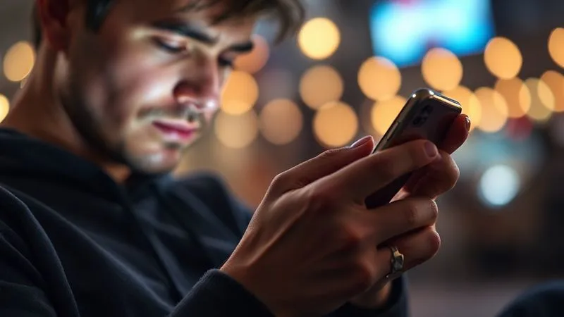 A photorealistic, professional photography shot depicting a person scrolling through a social media feed on a smartphone, looking bored and disengaged, with a blur of generic, repetitive graphic tee designs flashing on the screen. Cinematic lighting, sharp focus on the person's face showing apathy, 8K hyper-detailed, shot on a high-end DSLR.