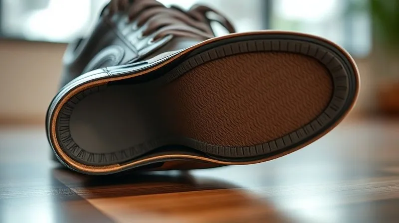 A close-up, photorealistic, professional photography, 8K, cinematic lighting, sharp focus on a stylish shoe with its removable insole partially lifted, revealing the ample depth beneath. The background is softly blurred, highlighting the shoe's interior design.